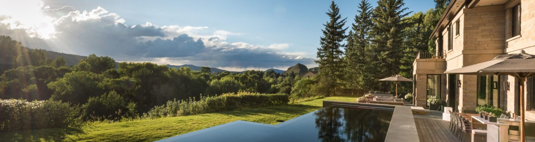 Aspen luxury rental home with pool