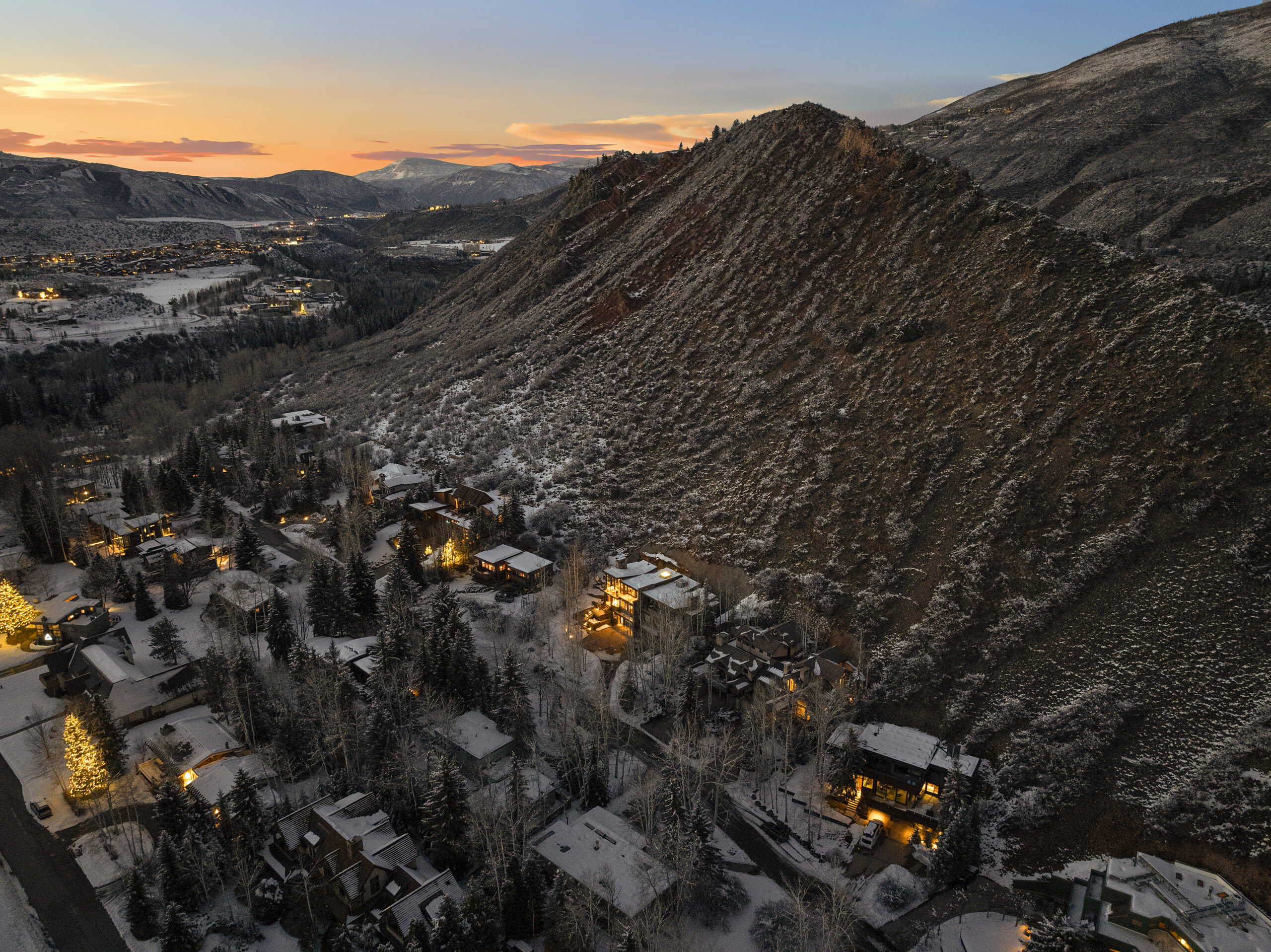 Aspen mountain landscape