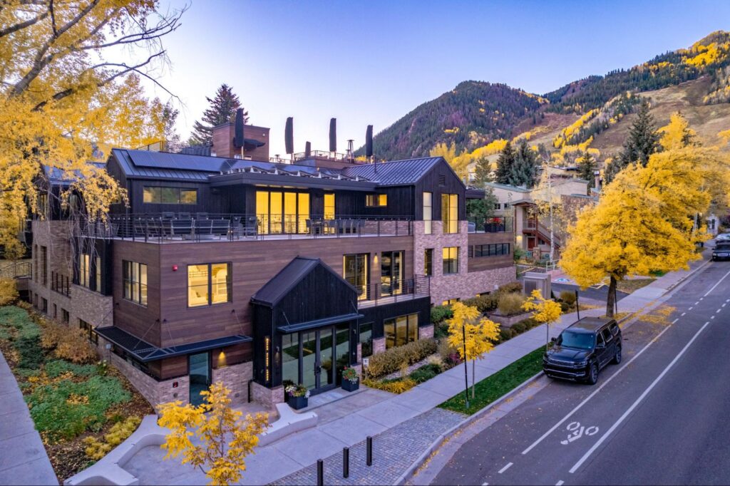 Aspen Street in Autumn